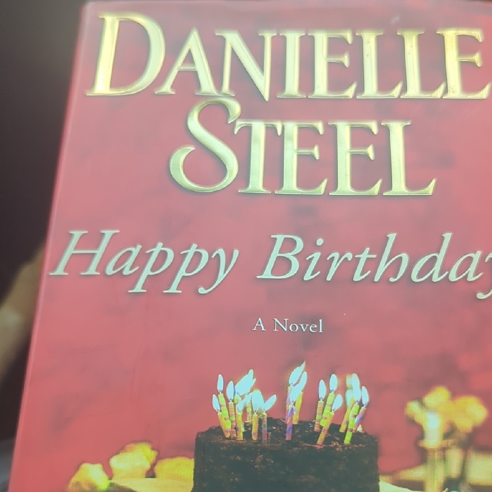 Red Office Book Cover with Author's Name and Birthday Theme